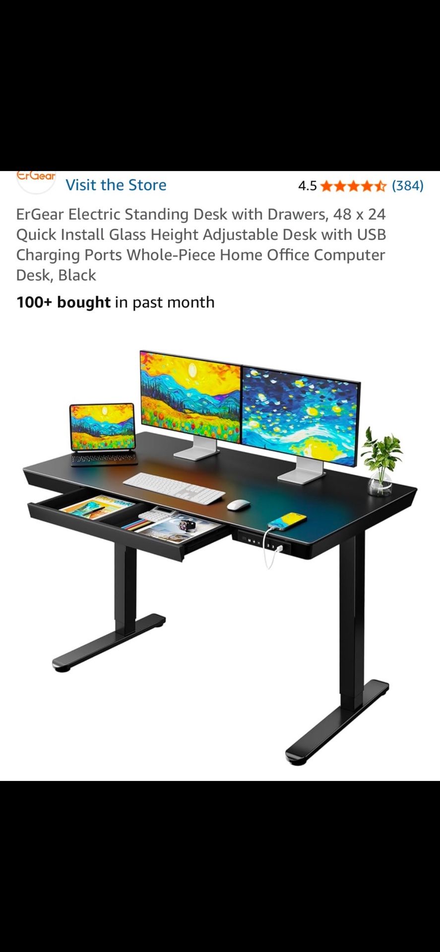 Er Gear Electric Standing Desk