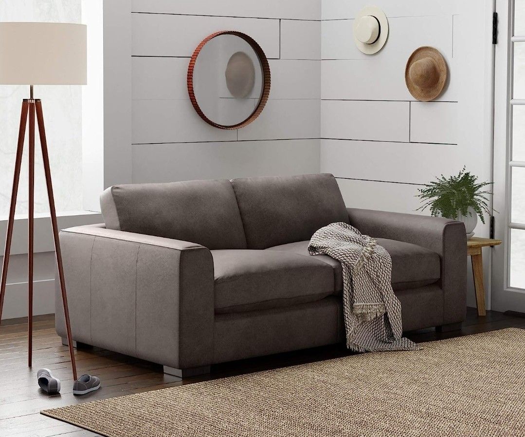 78in Genuine Leather Sofa NEW IN ORIGINAL