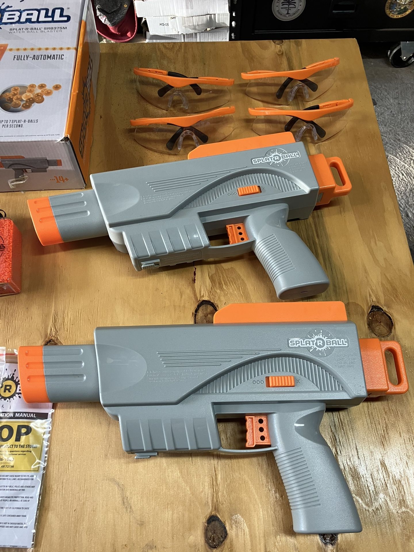 Splat R Ball Orbie Gun Lot (4 Orbie Guns)