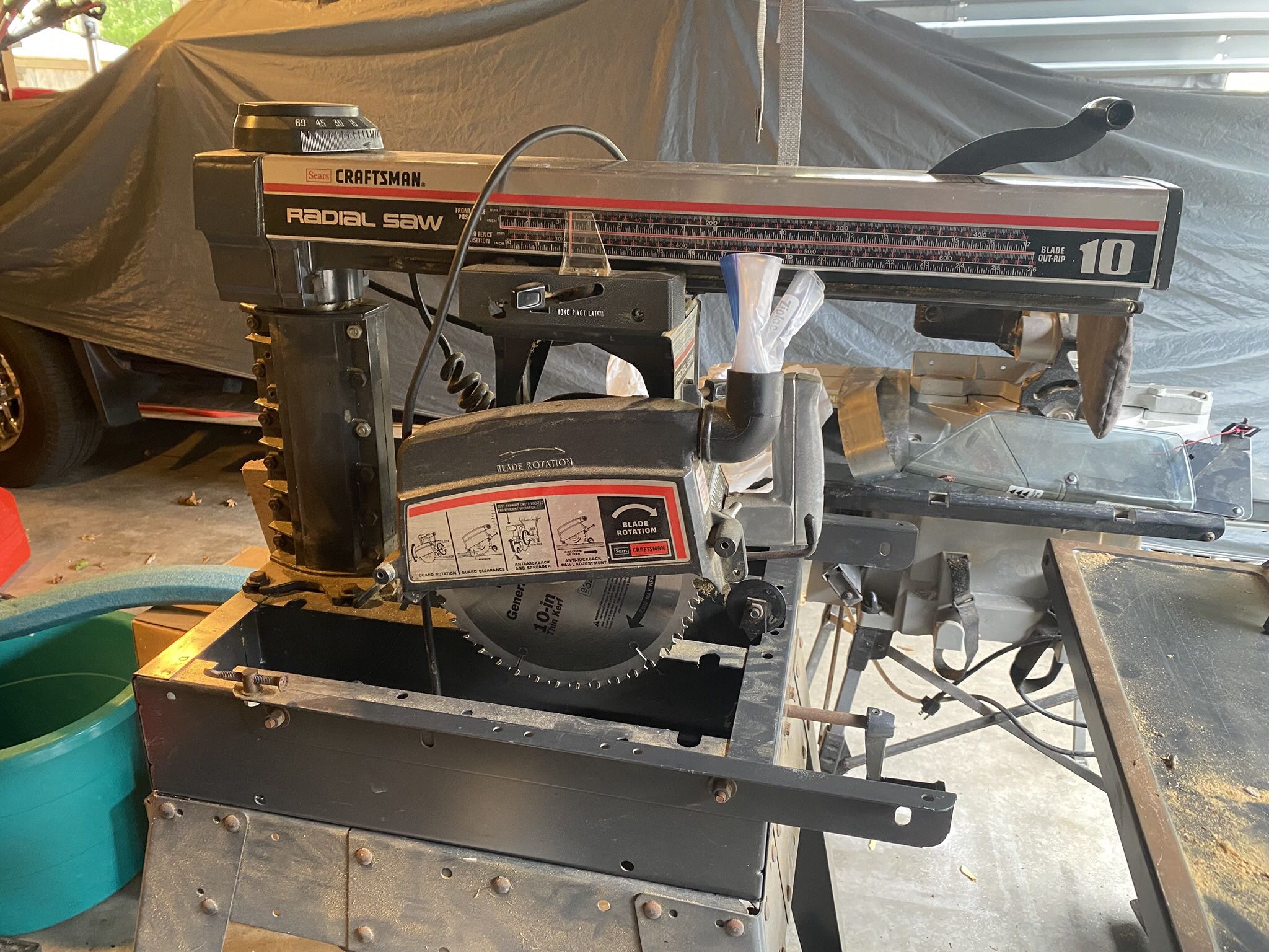 Sears Craftsman 10” Radial Arm Saw