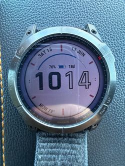 Garmin fenix 7x sapphire solar 51mm with Tactical Black Nylon band