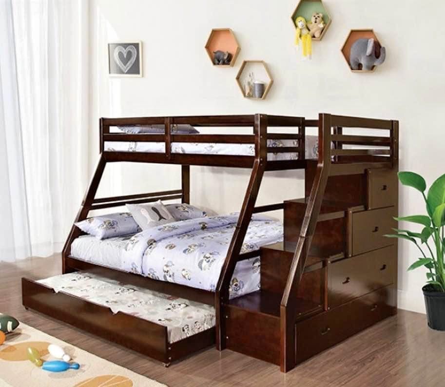 In Stock Same Day Delivery Twin Over Full Bunk Bed With Trundle