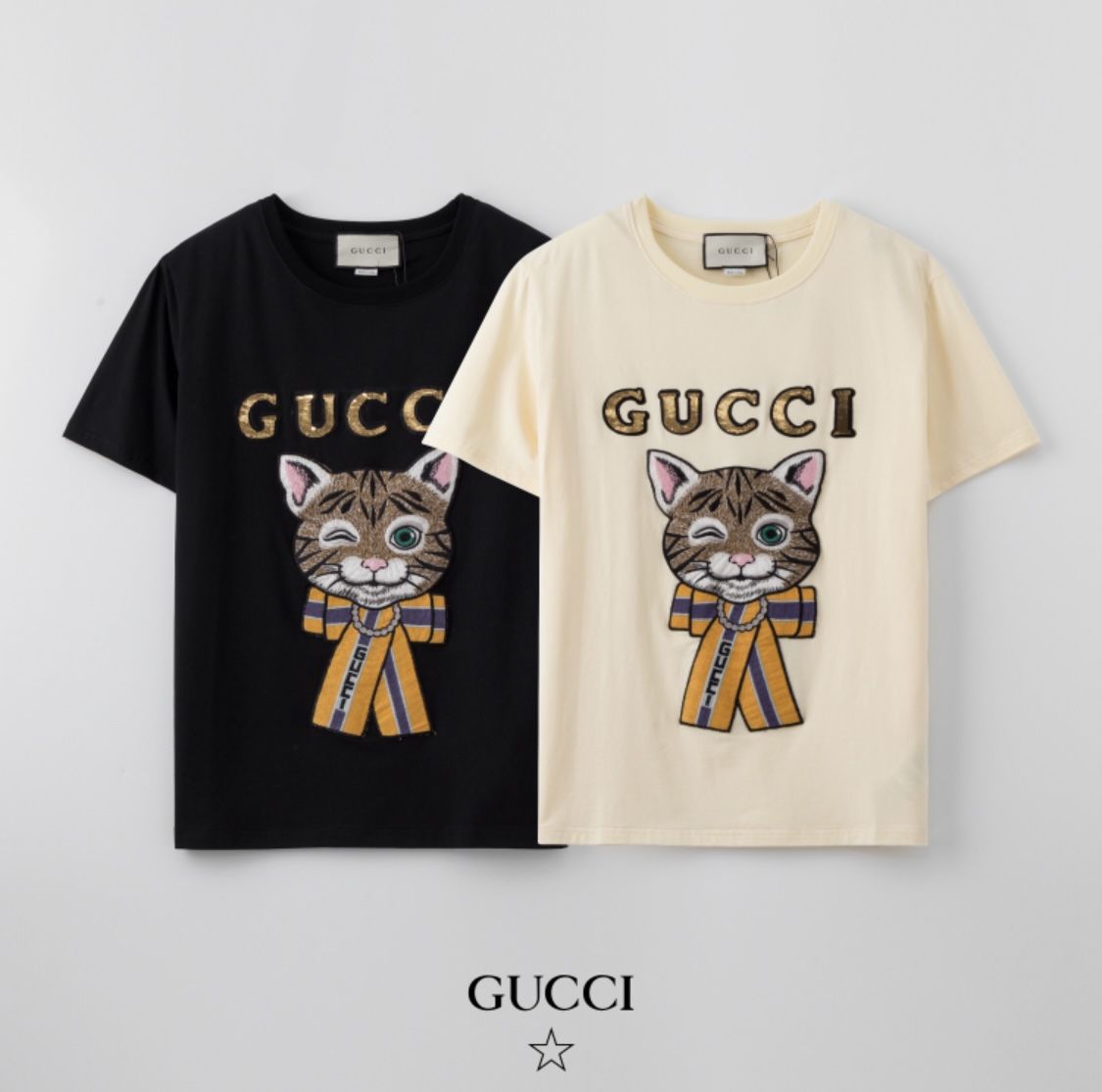 Gucci Shirt Cat Edition Summer 2021!!!see Description For Details ..