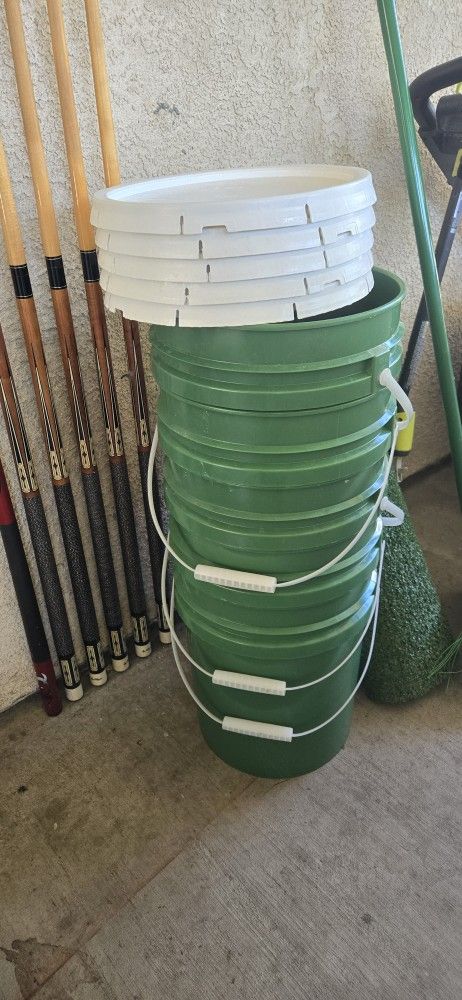 Food Grade 5 Gallon Buckets With Lid