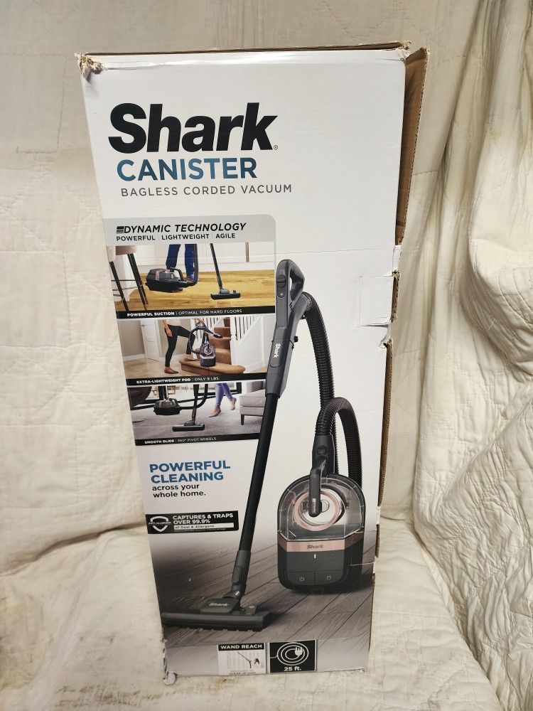 Shark Canister Bagless Corded Vacuum Brand New (Price Is Firm)