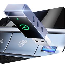 2025 Wireless CarPlay Adapter for iPhone 【30ms Latency】 Wired to Wireless for Apple CarPlay Wireless Adapter 【3S Connection】 Adaptable to iOS10+ Versi