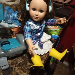 American Doll And Hoverboard