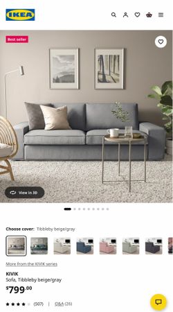 IKEA KIVIK sofa