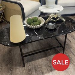 Brand new faux marble coffee table