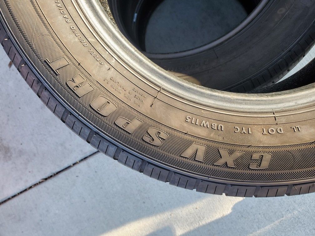 Set Of 215-65-17 Good Condition