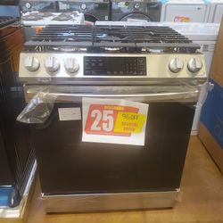 Samsung 30 Inch Gas Range, Convection Oven 
