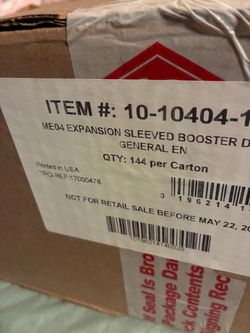 Chaos rising 144 count sealed case