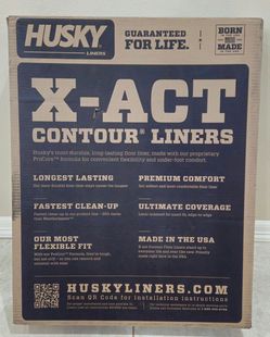 NEW Husky X-Act Contour Floor Liners