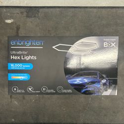 Enbrighten UltraBrite Hex Lights 16-Pack 16.5-in LED Garage Workshop Lighting 16,000 Lumens