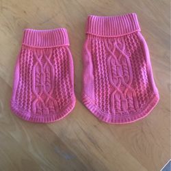 Pink Pet Sweaters