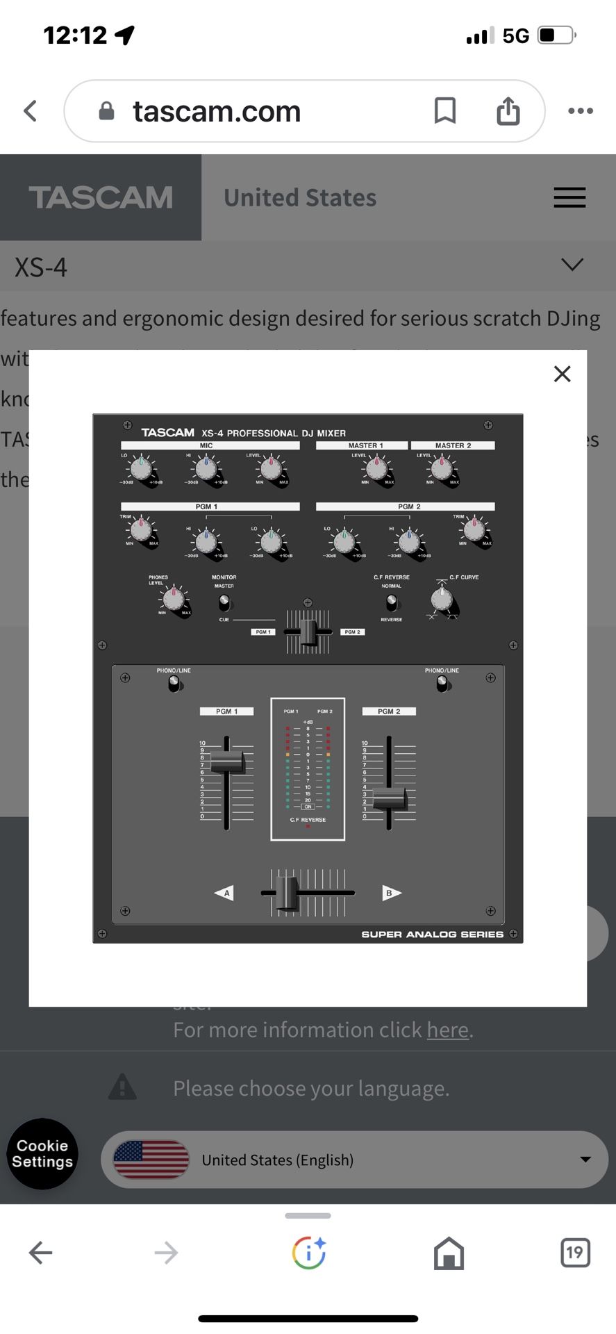 Tascam XS-4 Professional DJ Battle Mixer New … Compare At $190 used …. This is Brand New $125 Also other gear available starting at $10