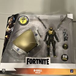 Fortnite Preset Pack 8-Ball Gold 4" Action Figure Epic Games
