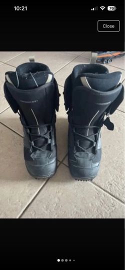 Solomon Black Snowboard Boots
