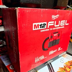 MIKWUAKEE M12 FUEL BRUHLESS DRY/WET VACUUM TOOL ONLY NEW 
