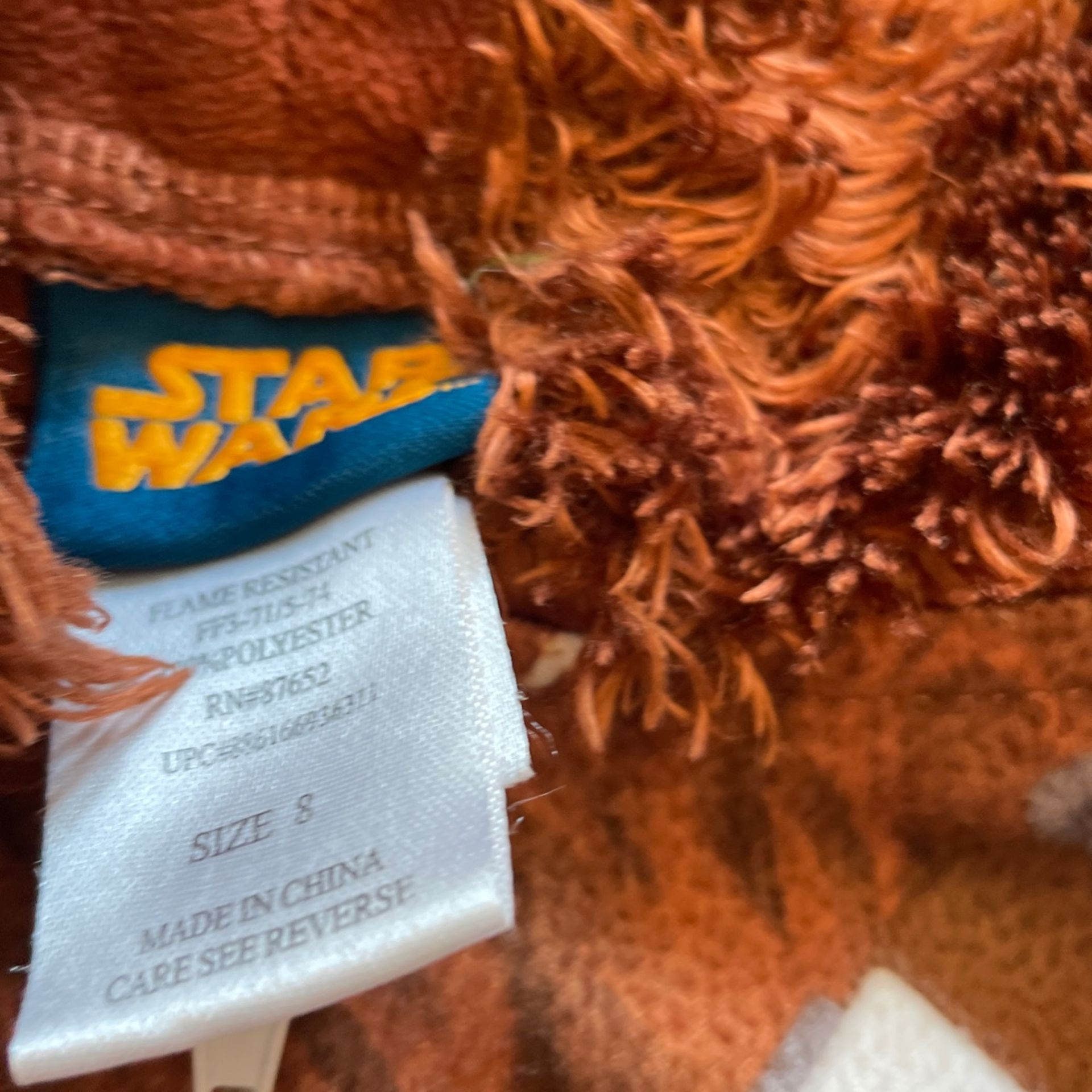 Chewbacca Onesie Size M