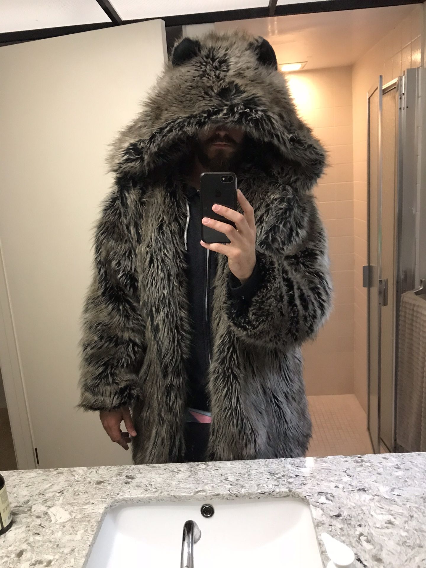Spirit Hoods Faux Fur Coat (Large)