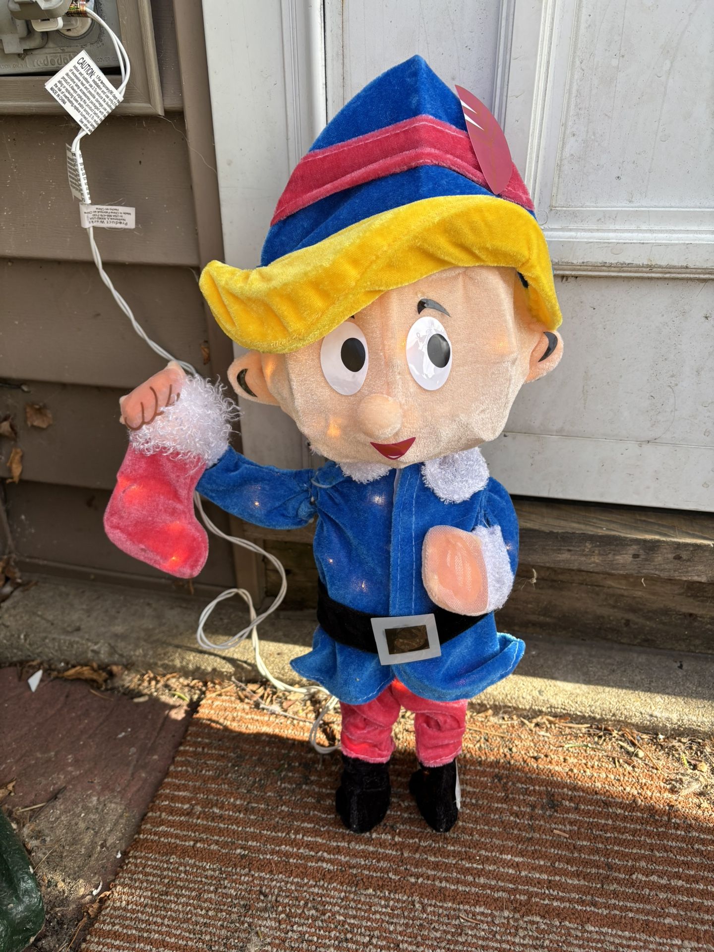 *NEW* Set Of Six Pre-Lit “Island of Misfits Toys” Outdoor Christmas Decor - Hermey, Elephant, Yukon Cornelius, Bumble, Clarice, Santa - Lot Of Six!