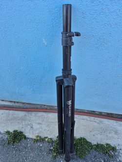 Two different speakers stand