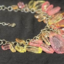 Pink Chunky Necklace 
