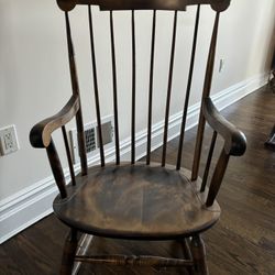 Vintage Wood Rocking Chair