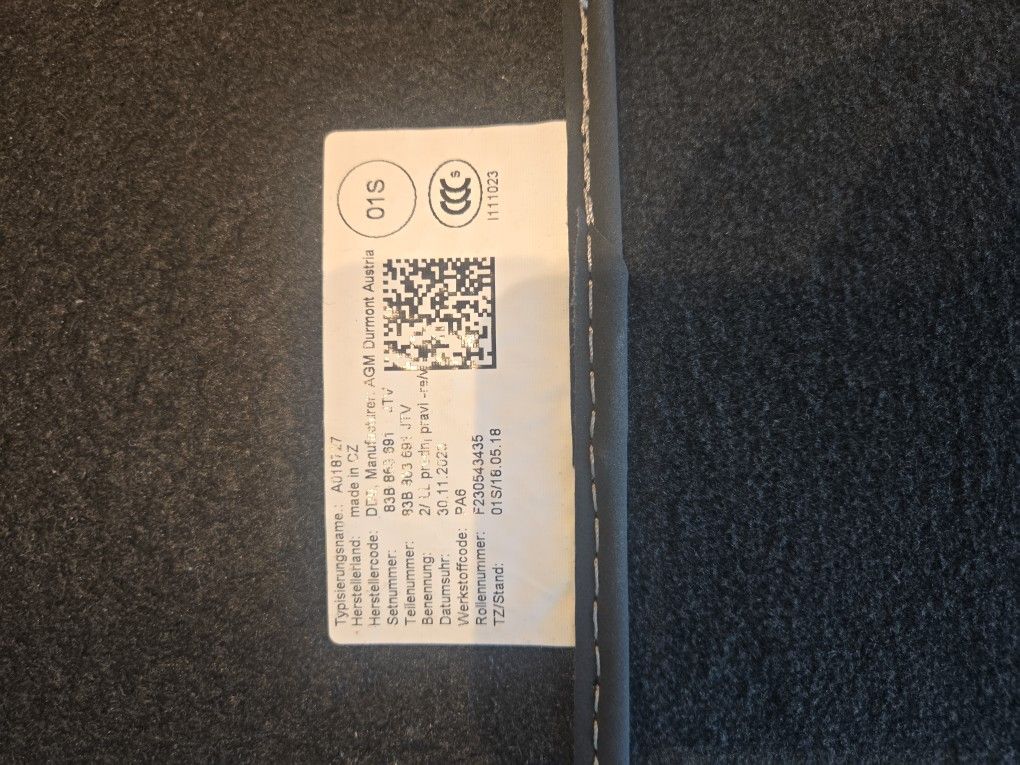 Audi Q3 2024 New Floor Mats