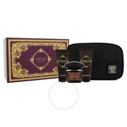 VERSACE - CRYSTAL NOIR 4PC SET W/BAG ( W ) 3.4 OZ