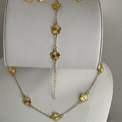 clover set necklace 