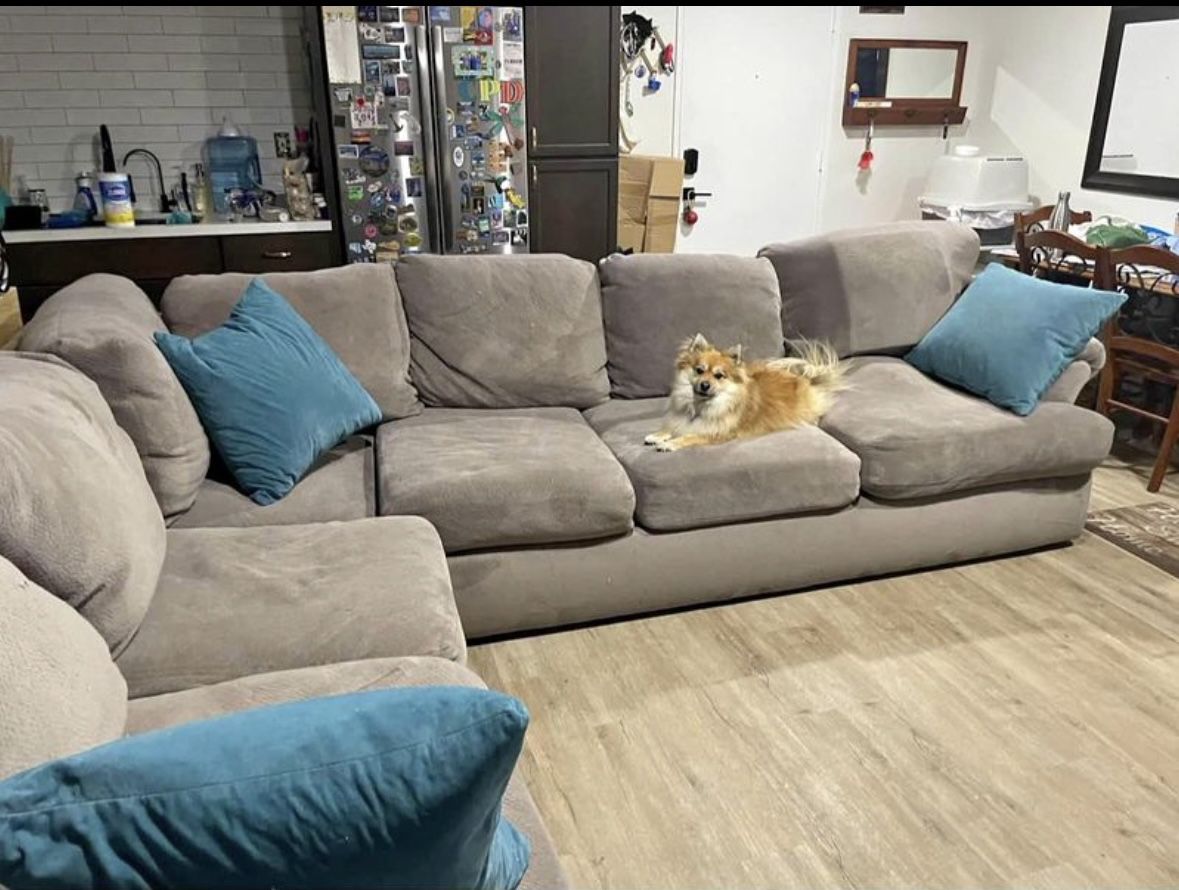 Beautiful Grey Sectional Couch