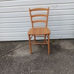 Chair Solid Wood Natural Finish 