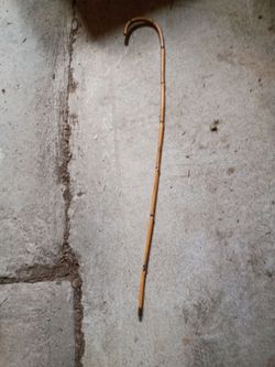 Antique bamboo cane