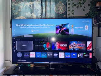 35 inch flat screen Hisense TV
