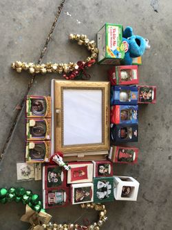 Disney Xmas and misc Xmas ornaments