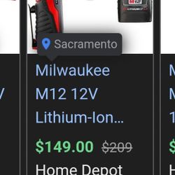 3/8 MILWAUKEE M12 RATCHET IN EXCELLENT CONDITION