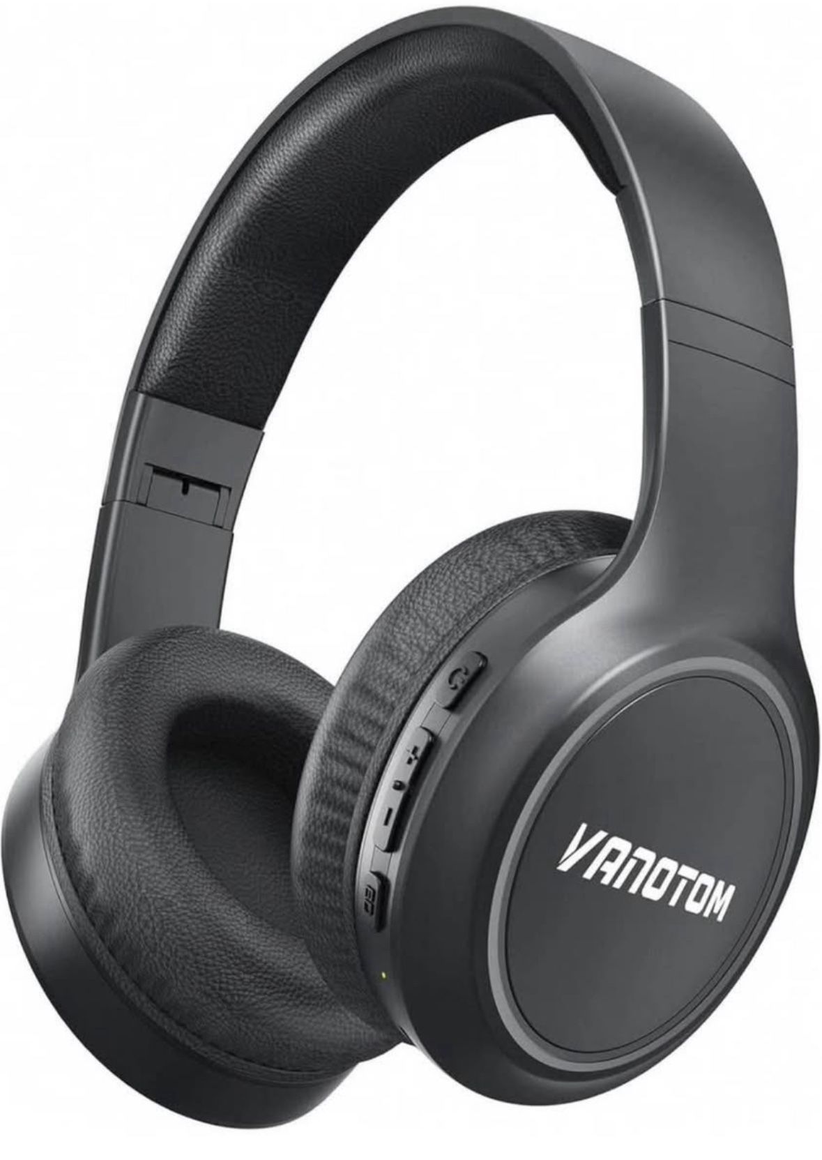 Noise Canceling Wireless & Wired On-Ear Bluetooth Headphones with Microphone