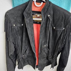 Womens Suede Motorcycle Jacket