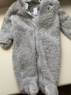 6 month girls cozy one piece