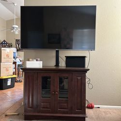 55” Tv And Stand, Couch