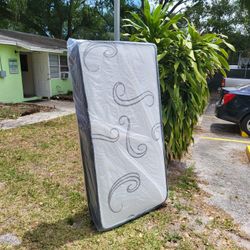 NEW TWIN MATTRESS AND BOX SPRING -- Also Available In All Sizes.