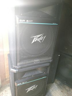 Peavy sp5 ungraded to 600watt speakers