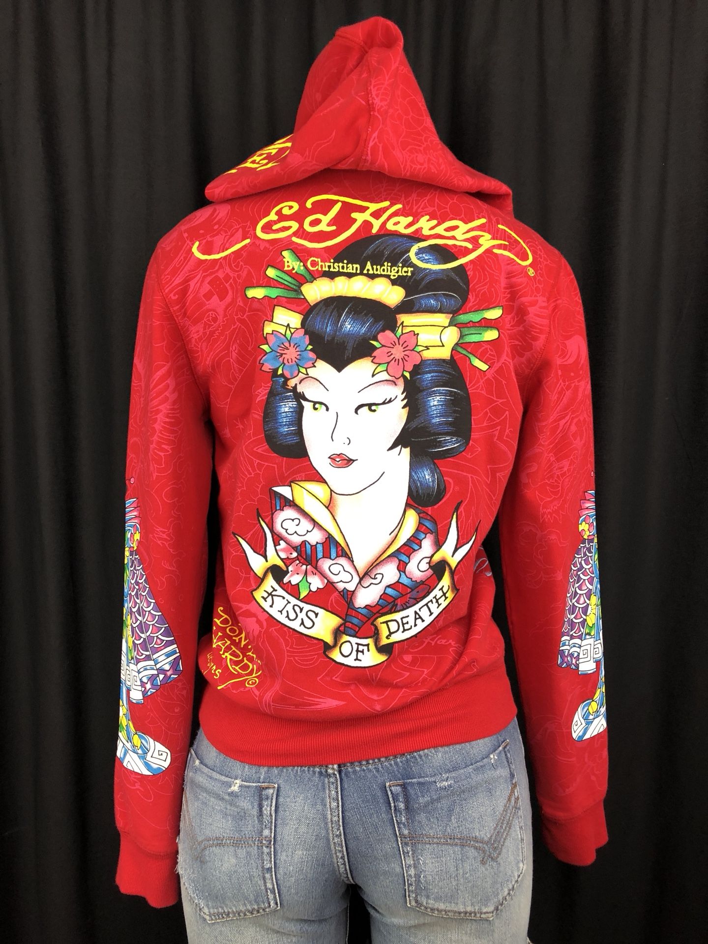 Ed Hardy By Christian Audigier Geisha Kiss Of Death Women's