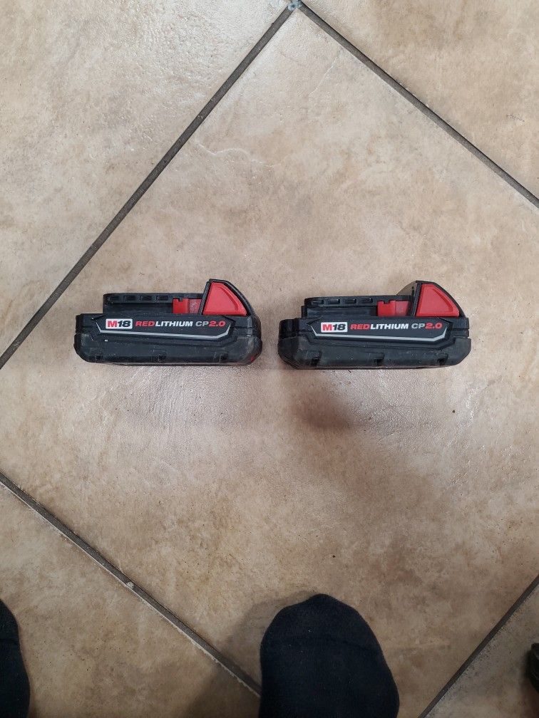 M18 18-Volt 2.0Ah Lithium-Ion Compact Battery