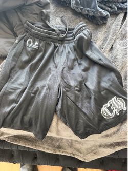 Chrome heart shorts