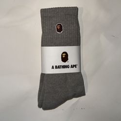 BAPE A BATHING APE Men's Goods APE HEAD ONE POINT SOCKS