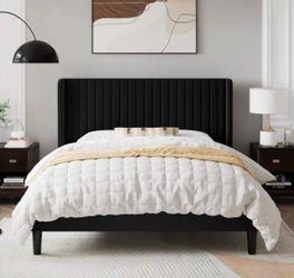 BLACK FULL BEDFRAME