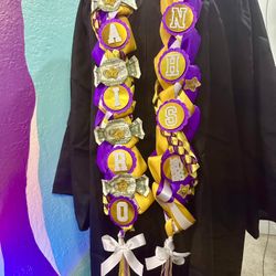 PREMIUM DOUBLE RIBBON GRADUATION LEI’S 🎓⭐️